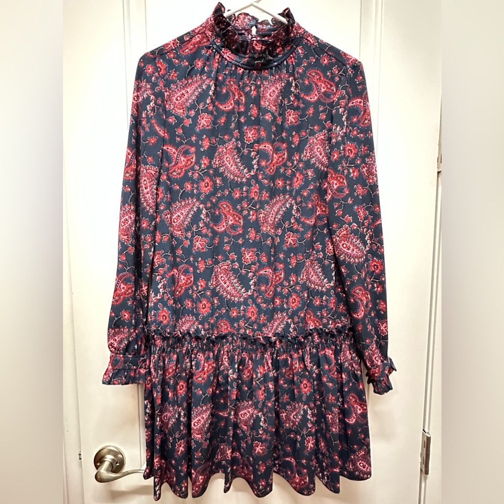 La Vie Rebecca Taylor Madeline Midnight
Navy Floral Dress size medium - Picture 2 of 7